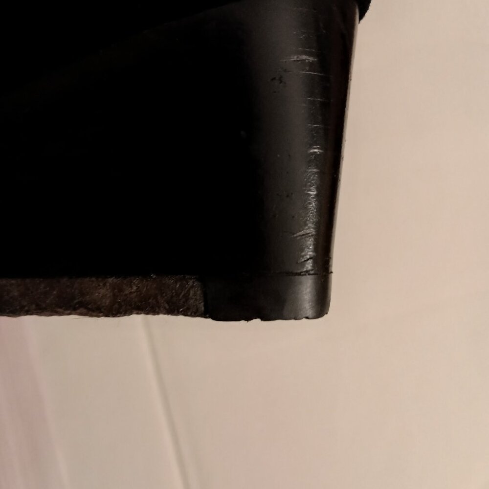 Stuart Weitzman Black Suede Booties Women’s Size 8 - Picture 11 of 14
